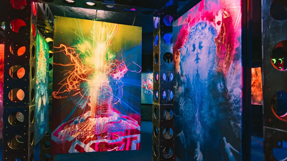 wisdome los angeles la downtown dtla immersive art projection virtual reality 360 samskara